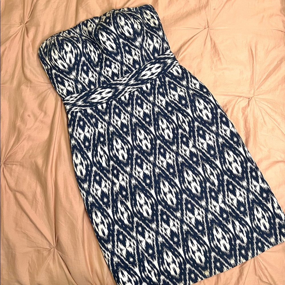 Strapless Banana Republic dress